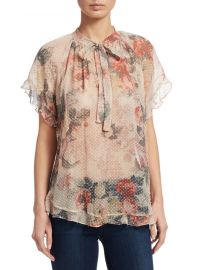 Radiate Cascade Floral Top Zimmermann at Saks Fifth Avenue